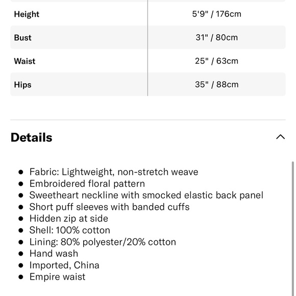 Endless Rose Puff Dress Size S - Picture 5 of 5